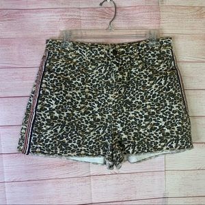 Chelsea & Violet Cotton Animal Print Shorts Size 29‎